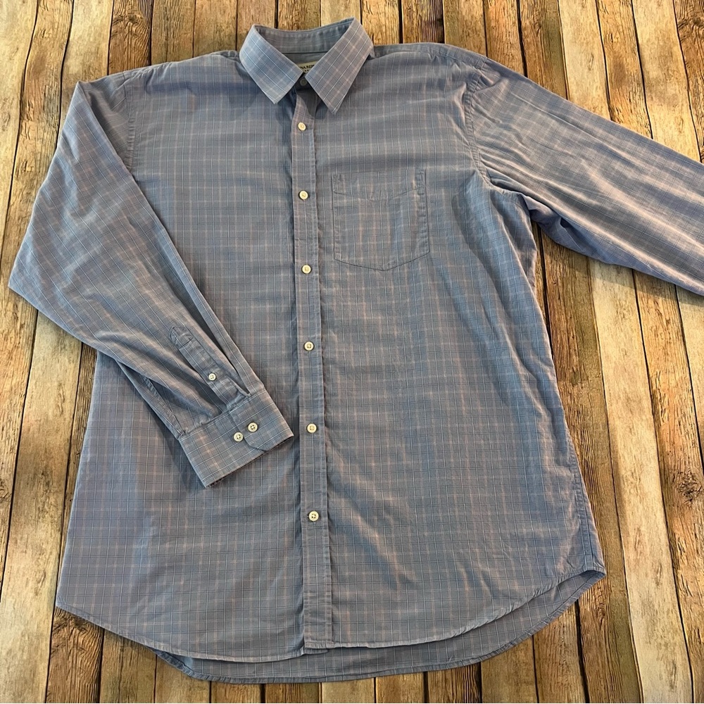 Banana Republic mens long sleeve plaid button down shirt | size Extra large